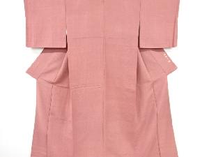 服部光擴作　縮緬地波模様一つ紋江戸小紋着物